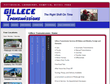 Tablet Screenshot of gillecetransmissions.com